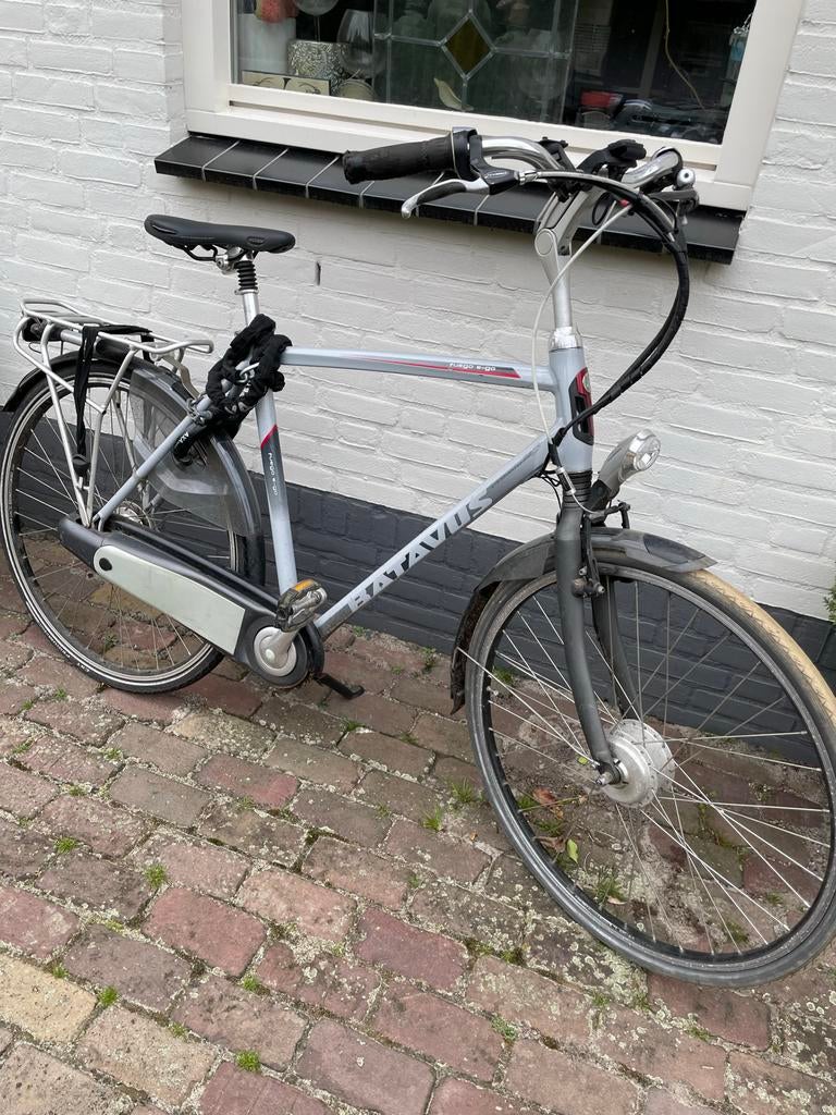 Batavus Fuego E-go heren e-bike frame 57cm, Ophalen, Minder dan 30 km per accu, Gebruikt, Batavus