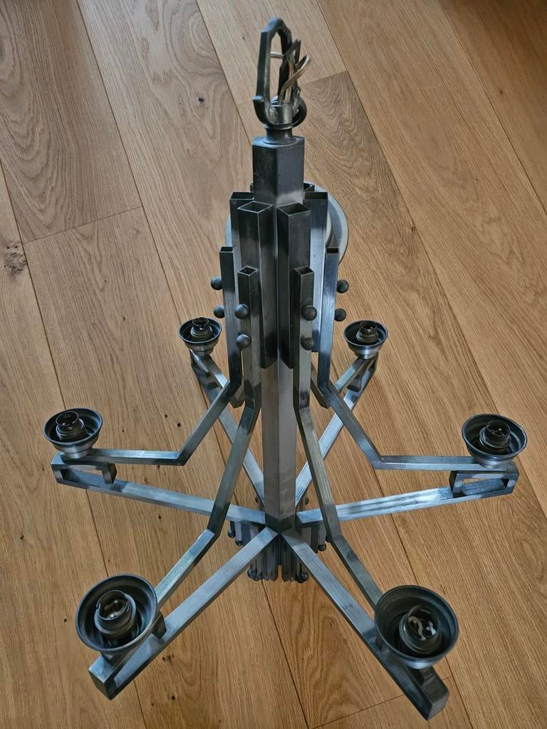 Franse Art Deco lamp uit vorige eeuw rond 1920/ 1930, Ophalen