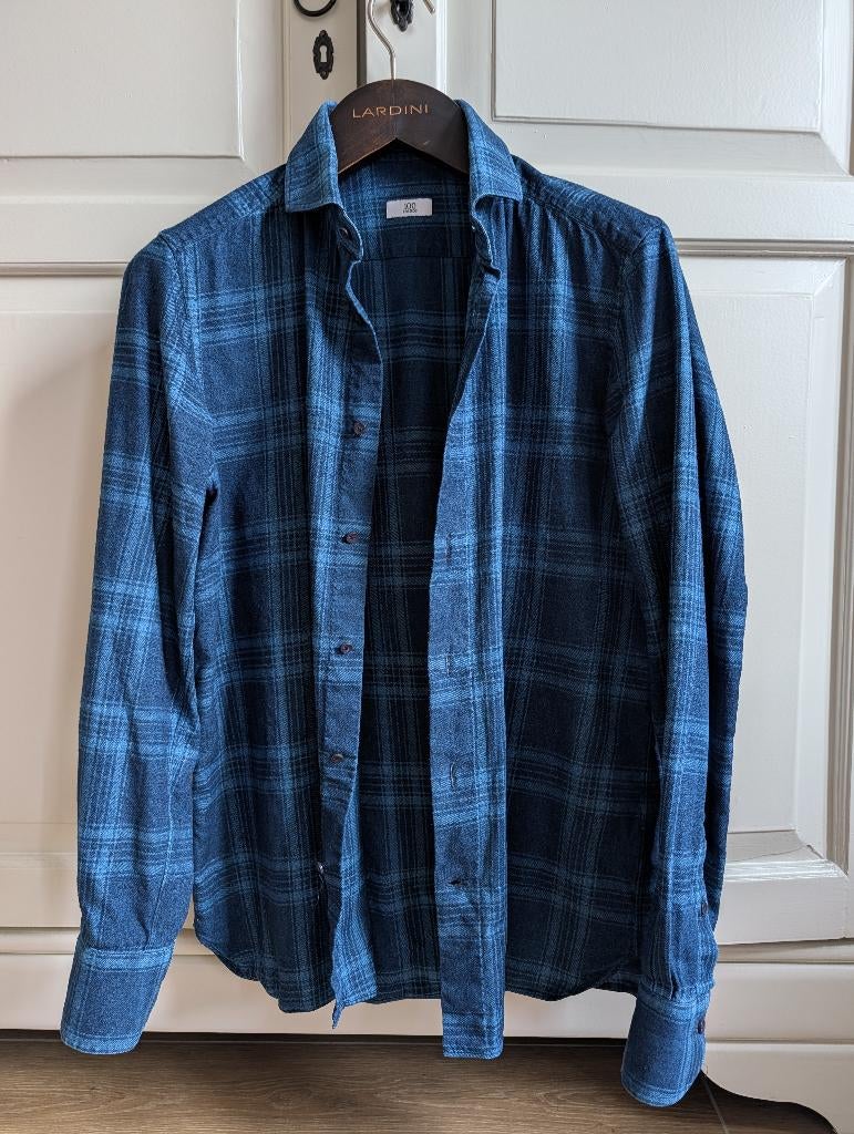 Overhemd 100 Hands maat 40, Verzenden, Zo goed als nieuw, Blauw, Halswijdte 39/40 (M)