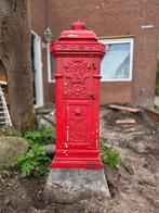 Rode, ijzeren brievenbus, Tuin en Terras, Brievenbussen, Ophalen, Gebruikt, IJzer, Staande brievenbus