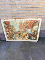 Vintage schoolplaat, Ophalen, Geschiedenis