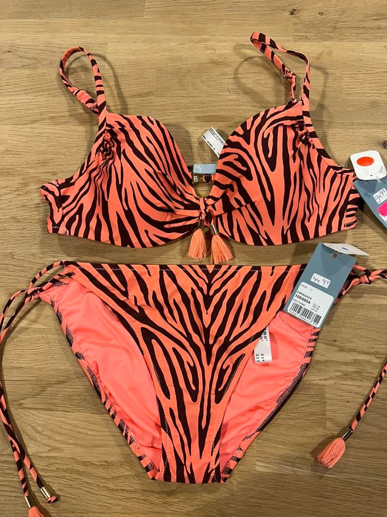 Marie Jo bikini 85B slip 40 NIEUW!! Set nu €50,-, Ophalen of Verzenden, Nieuw, Bikini