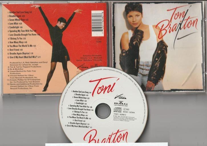 Toni Braxton - Toni Braxton, Cd's en Dvd's, Cd's | R&B en Soul, Gebruikt, 1980 tot 2000, Ophalen of Verzenden