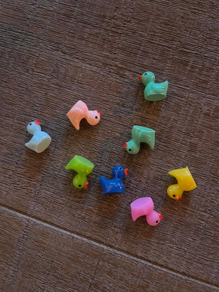 Eendjes miniatuur voor in maileg badje 2 stuks incl verzend, Ophalen of Verzenden, Zo goed als nieuw