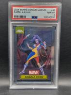 Kamala khan topps chrome marvel #45 PSA 8, Verzenden, Zo goed als nieuw, Losse kaart