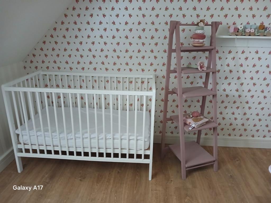 Babybed, Ophalen, Zo goed als nieuw, Minder dan 140 cm, Matras