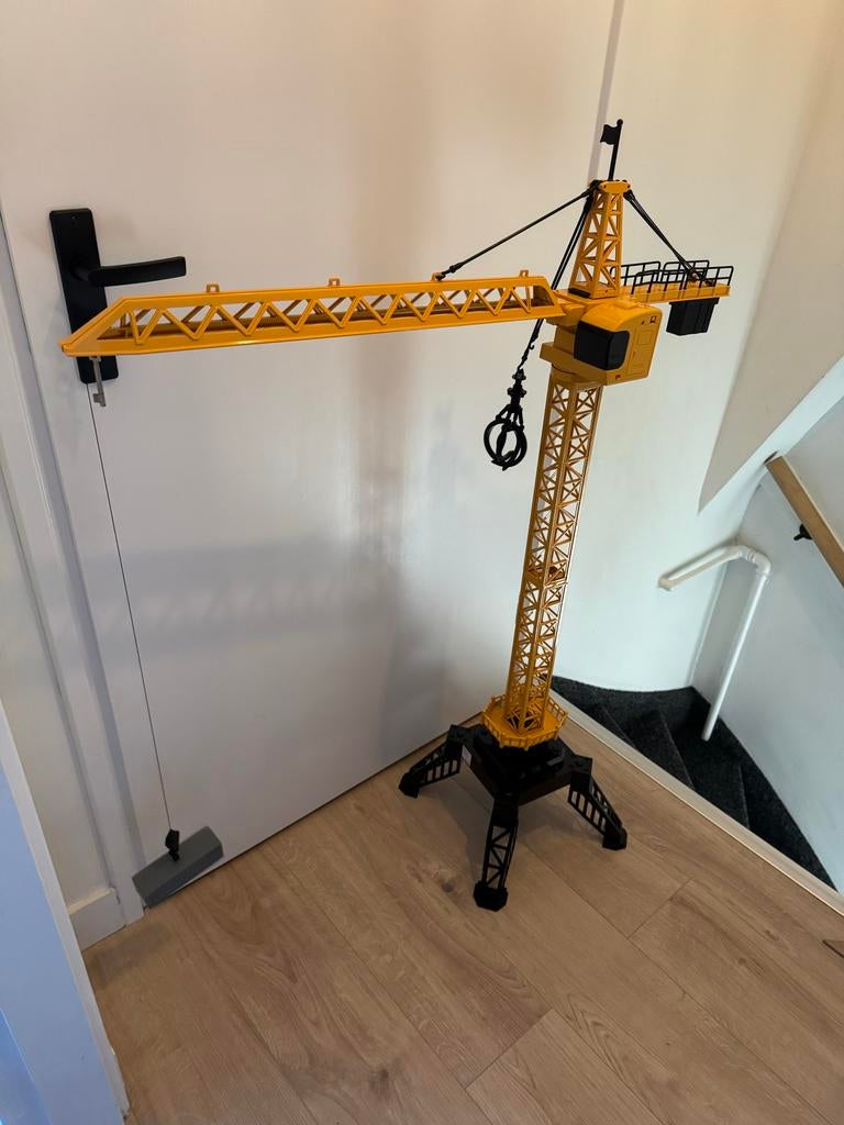 Grote Speelgoed Hijskraan met Afstandsbediening, Ophalen, Gebruikt, Jongen of Meisje
