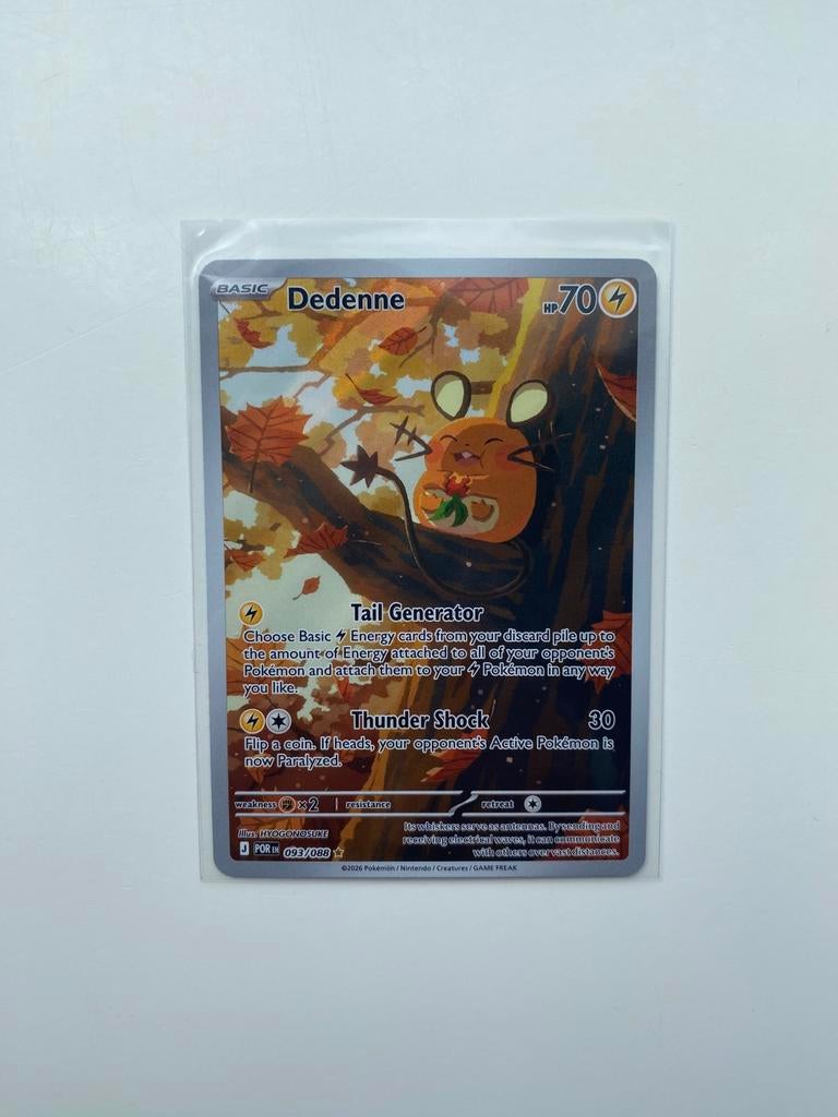 Dedenne Minty Conditie, Hobby en Vrije tijd, Verzamelkaartspellen | Pokémon, Ophalen of Verzenden, Zo goed als nieuw