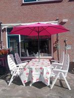 Tuintafel met 4 stoelen, Tuin en Terras, Tuintafels, Ophalen of Verzenden
