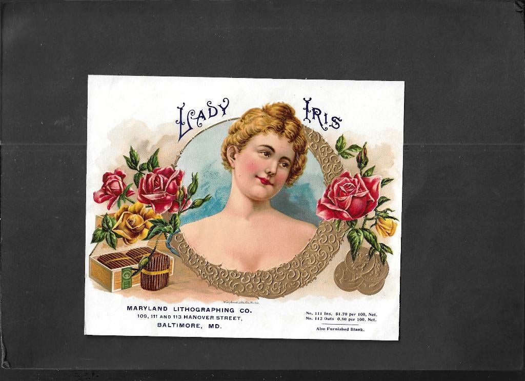 Etiket scan V4565, Verzamelen, Ophalen of Verzenden, Gebruikt, Sigarenbandjes