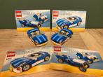 LEGO 6913 Creator Blauwe Roadster/Off-roader/Klassieke racer, Ophalen of Verzenden, Zo goed als nieuw