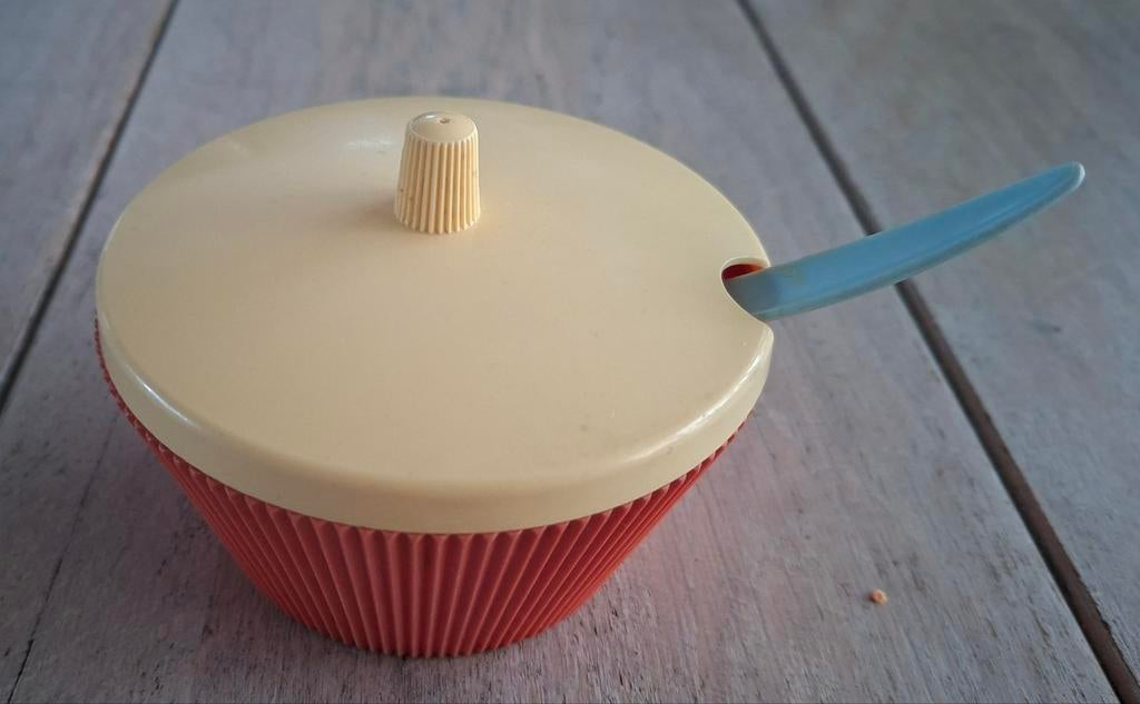 Vintage Hagelslag bakje, gemerkt Turkstra beschuit jaren 60, Verzamelen, Ophalen of Verzenden, Huis en Inrichting