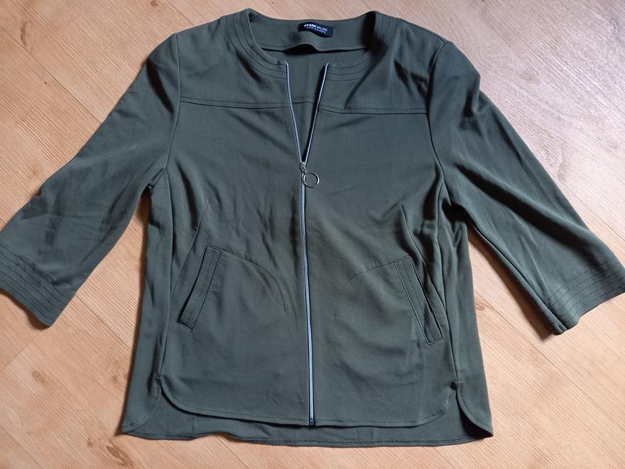 Frank Walder mooi vest / jasje army groen, mt 38, Maat 38/40 (M), Verzenden, Zo goed als nieuw, Frank Walder