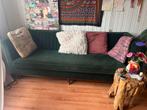 Leuke groene Bank van Loods5 zachte stof uniek exemplaar, Huis en Inrichting, Banken | Bankstellen, Ophalen, 75 tot 100 cm, Zo goed als nieuw