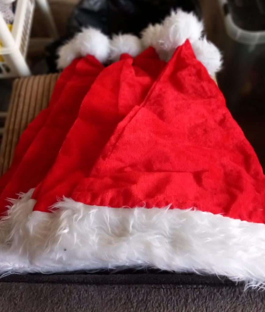 6 NIEUWE Kerstmutsen Kerstmis FEESTDAGEN Cristmas Xmas, Diversen, Kerst, Ophalen of Verzenden, Nieuw