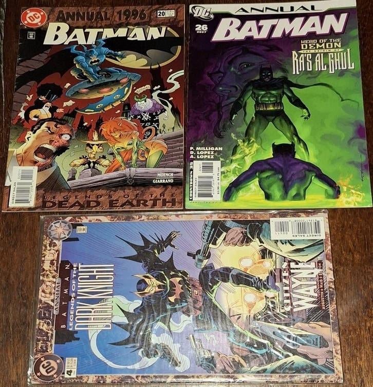3x Batman Annual • 1996 • 2007 • 1994, Verzenden, Zo goed als nieuw, Amerika