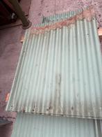 Golfplaten van metaal 0,86x0,99, Doe-het-zelf en Verbouw, Dakpannen en Dakbedekking, Zwart, Ophalen of Verzenden, Zo goed als nieuw