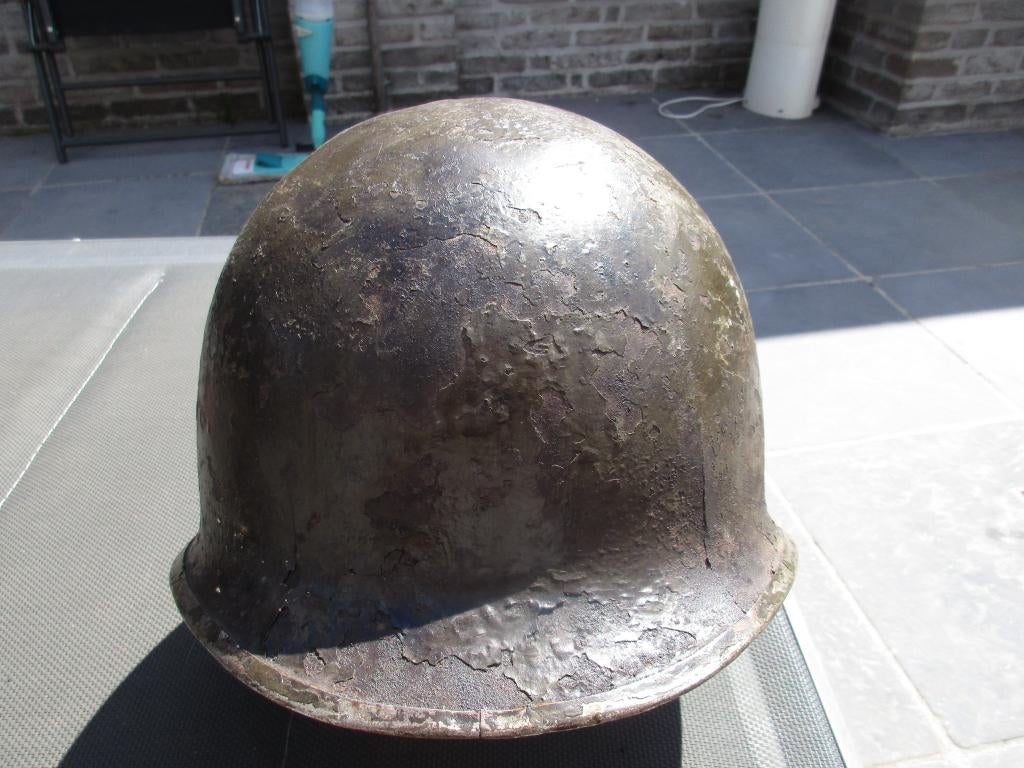 US WW2 helm, Ophalen of Verzenden, Amerika, Helm of Baret