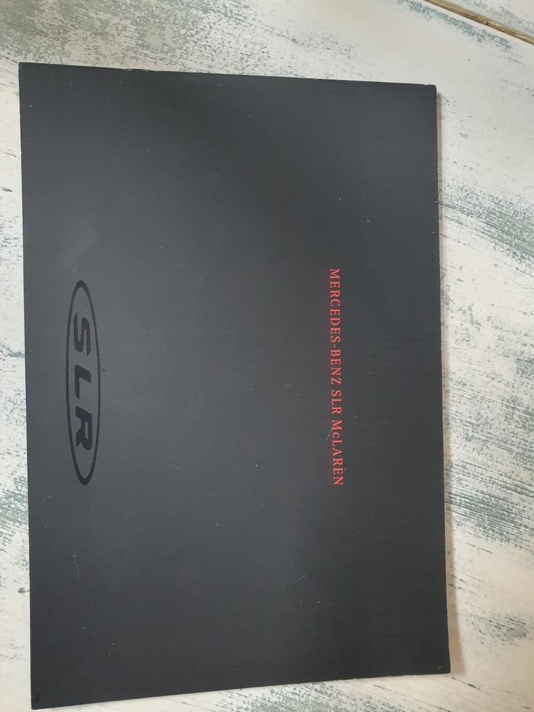 Duitse folder Mercedes SLR McLaren, Ophalen of Verzenden