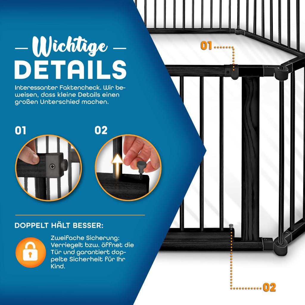 Box grondbox afscherming veiligheidshek hout GRATIS BEZORGD!, Kinderen en Baby's, Boxen, Verzenden, P. Venemakade 163c, 9605 PN Kiel-Windeweer