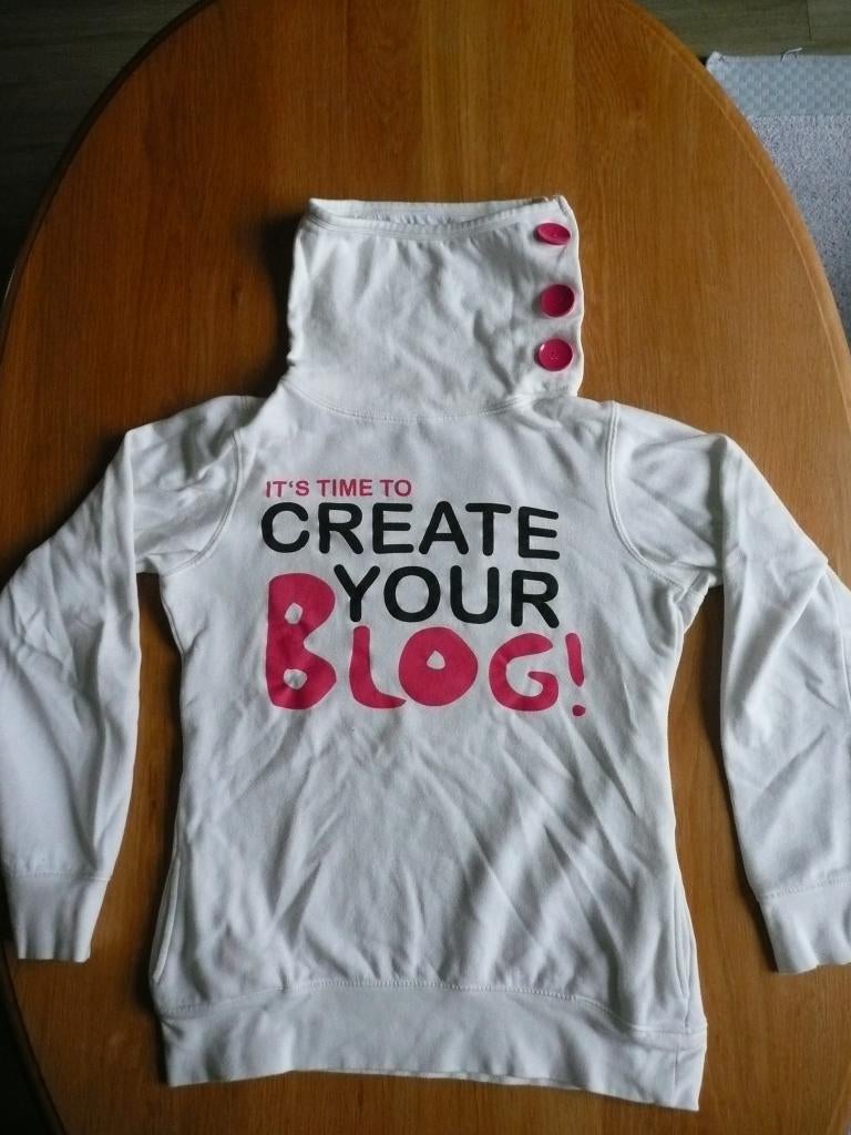 Witte trui met tekst maat 170/176, Kinderen en Baby's, Kinderkleding | Maat 170, Ophalen of Verzenden, Gebruikt, Meisje, Trui of Vest