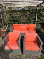Wicker loungeset voor buiten, 4 Seasons Outdoor, Ophalen, Kunststof, 8 zitplaatsen, Loungeset