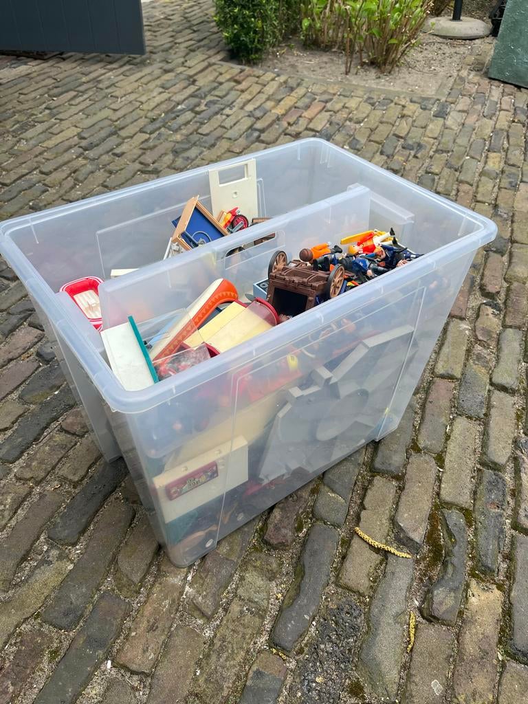 Grote partij Playmobil: politie, boot, kasteel en meer!, Kinderen en Baby's, Speelgoed | Playmobil, Ophalen of Verzenden, Gebruikt