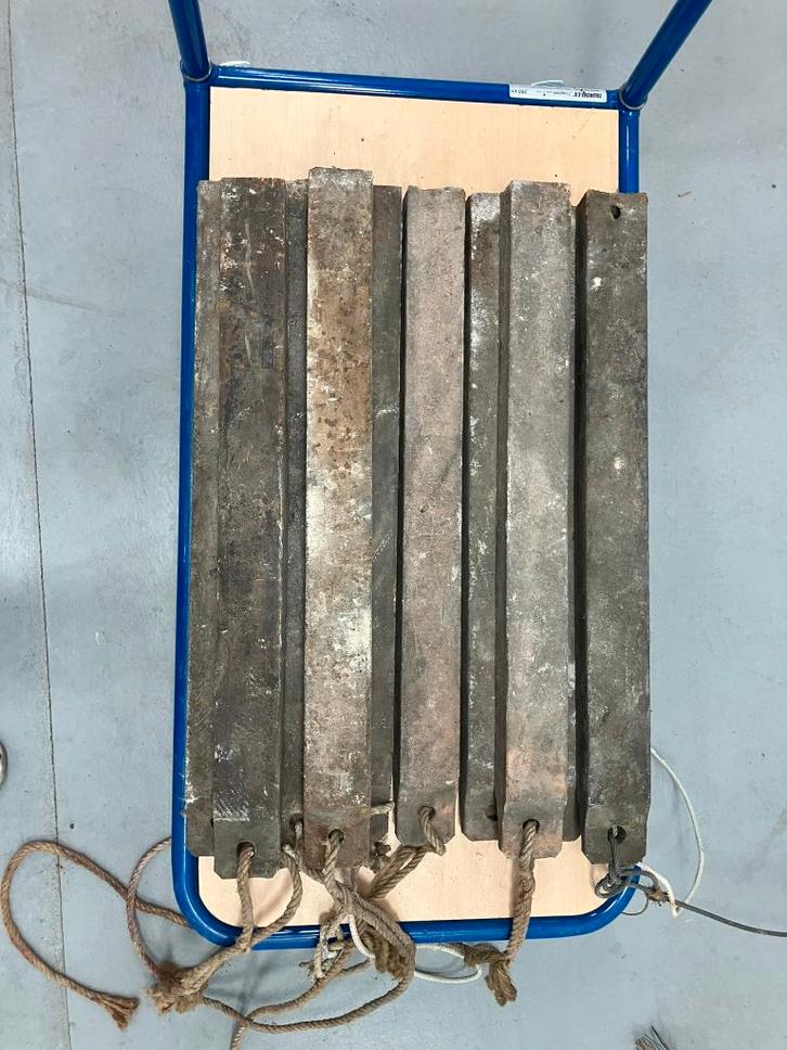 Contragewichten voor schuifraam, Doe-het-zelf en Verbouw, Kozijnen en Schuifpuien, Gebruikt, Schuifpui, Metaal, Minder dan 75 cm