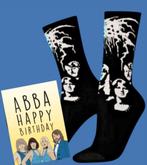 ABBA SOKKEN + VERJAARDAGS KAART ABBA, Ophalen of Verzenden, Nieuw