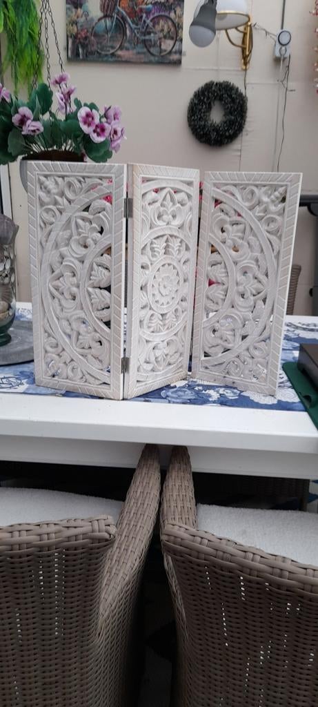 3-luik ter decoratie, Huis en Inrichting, Woonaccessoires | Kamerschermen, Ophalen