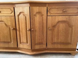 Leuk houten Dressoir uit de jaren '90, Huis en Inrichting, Kasten | Dressoirs, Ophalen, Overige materialen, Gebruikt, 150 tot 200 cm