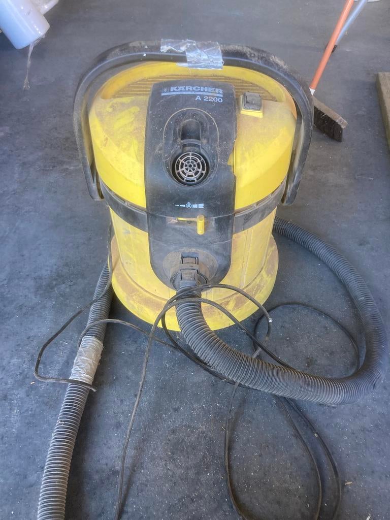Kärcher A 2200 bouw stofzuiger, Ophalen, Gebruikt