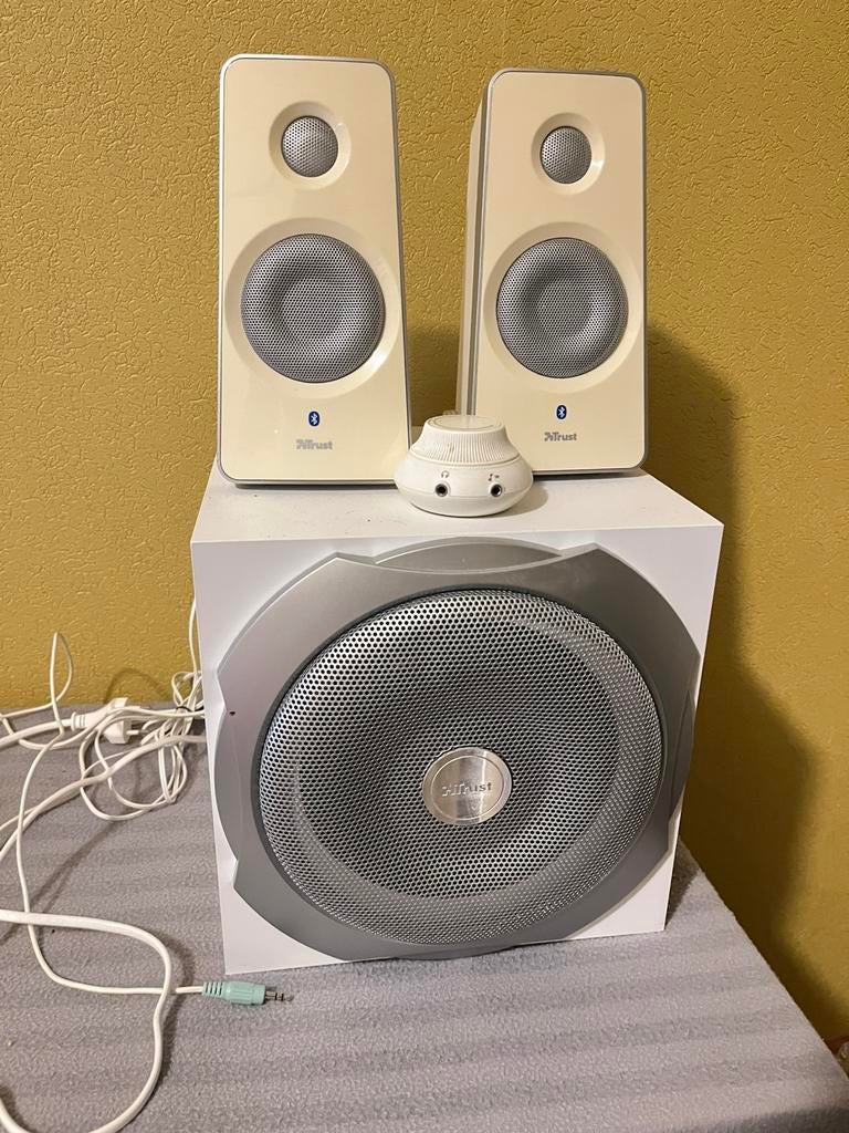 trust pc speaker met subwoofer, Computers en Software, Pc speakers, Ophalen, Zo goed als nieuw