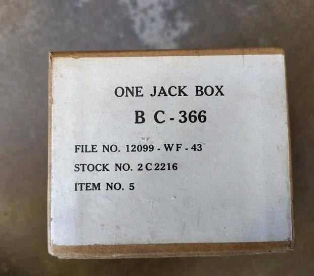 NOS BC-366 Jack Box radio radar intercom B-17 AAF USAF etc, Verzamelen, Ophalen of Verzenden, Nederland