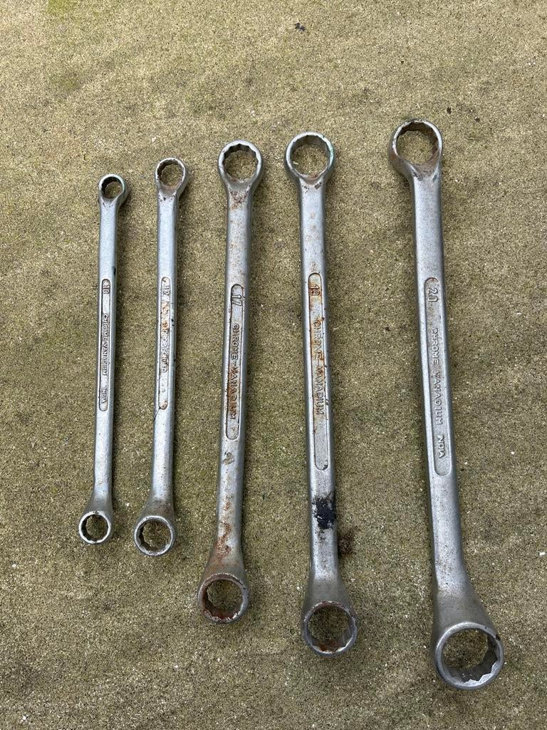 Set van 5 Chrome Vanadium Steeksleutels (Gebruikt), Ophalen, Gebruikt