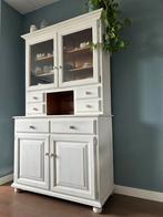 Buffetkast grenen wit, Huis en Inrichting, Kasten | Buffetkasten, Ophalen, Gebruikt, 100 tot 150 cm, Met lade(s)