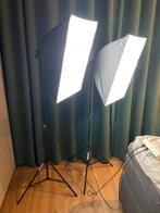 Softbox lampen, Ophalen, Zo goed als nieuw, Lamp of Flitsset