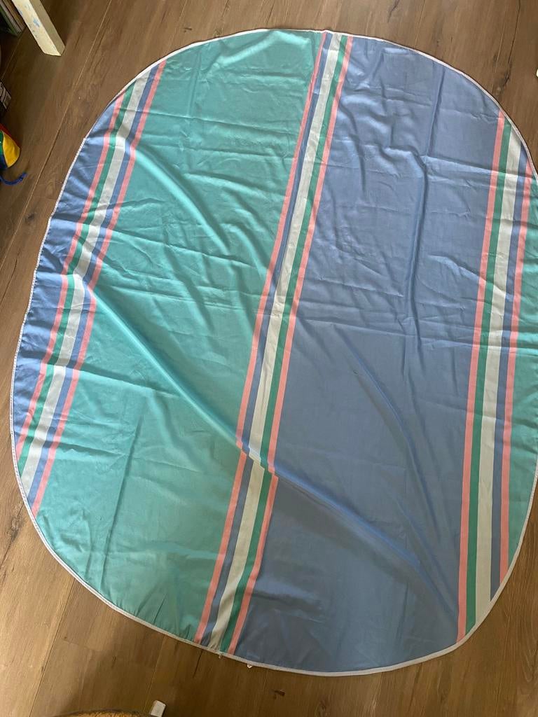 Tafelkleed tafellaken camping jaren 90, Ophalen of Verzenden, Zo goed als nieuw