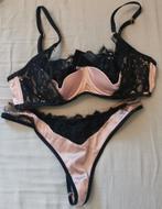 Lingerie set 75C - inclusief Jarretelles, Hunkemöller, Verzenden, Zwart, Setje