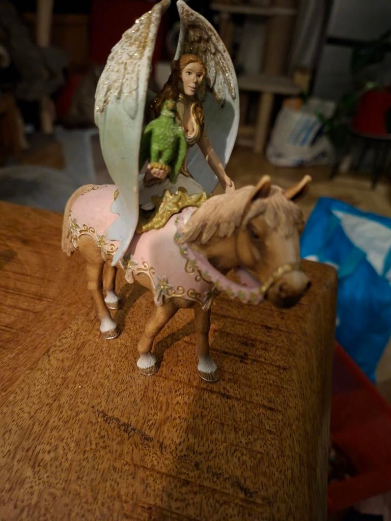 Schleich bayala elf met paard, Ophalen of Verzenden, Zo goed als nieuw, Paard, Beeldje of Figuurtje