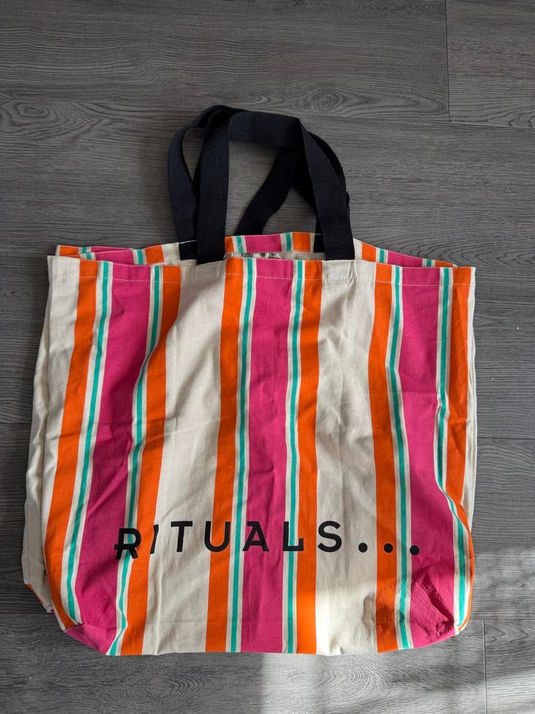 Rituals gestreepte shopper tas, NIEUW!, Ophalen of Verzenden, Nieuw, Overige kleuren, Shopper