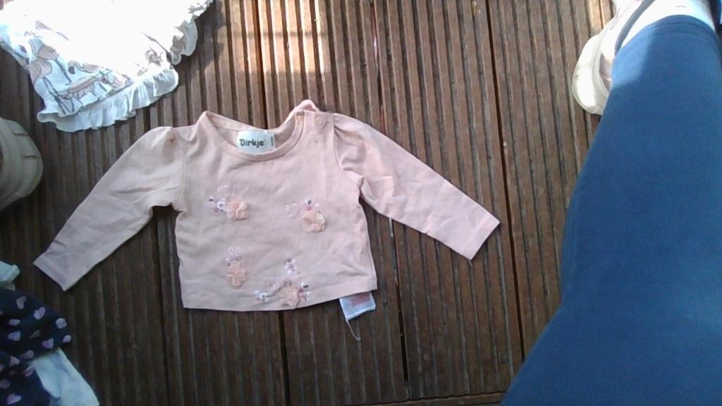 shirt maat 74, Kinderen en Baby's, Babykleding | Maat 74, Ophalen, Gebruikt, Meisje, Dirkje