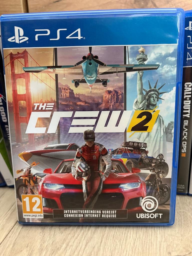 The Crew 2 Playstation 4, Spelcomputers en Games, Games | Sony PlayStation 4, Vanaf 18 jaar, 1 speler, Racen en Vliegen, Ophalen of Verzenden