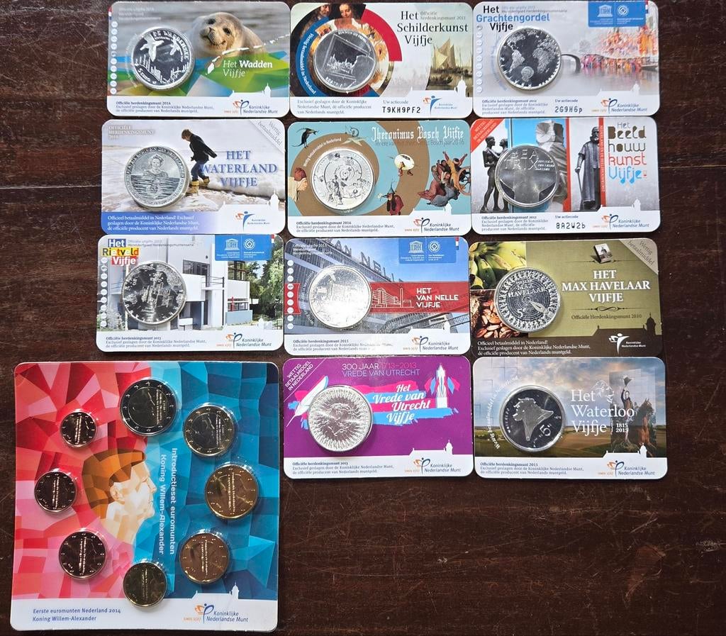 Verzameling munten, Postzegels en Munten, Munten | Nederland, Ophalen of Verzenden, Koningin Beatrix, Euro's