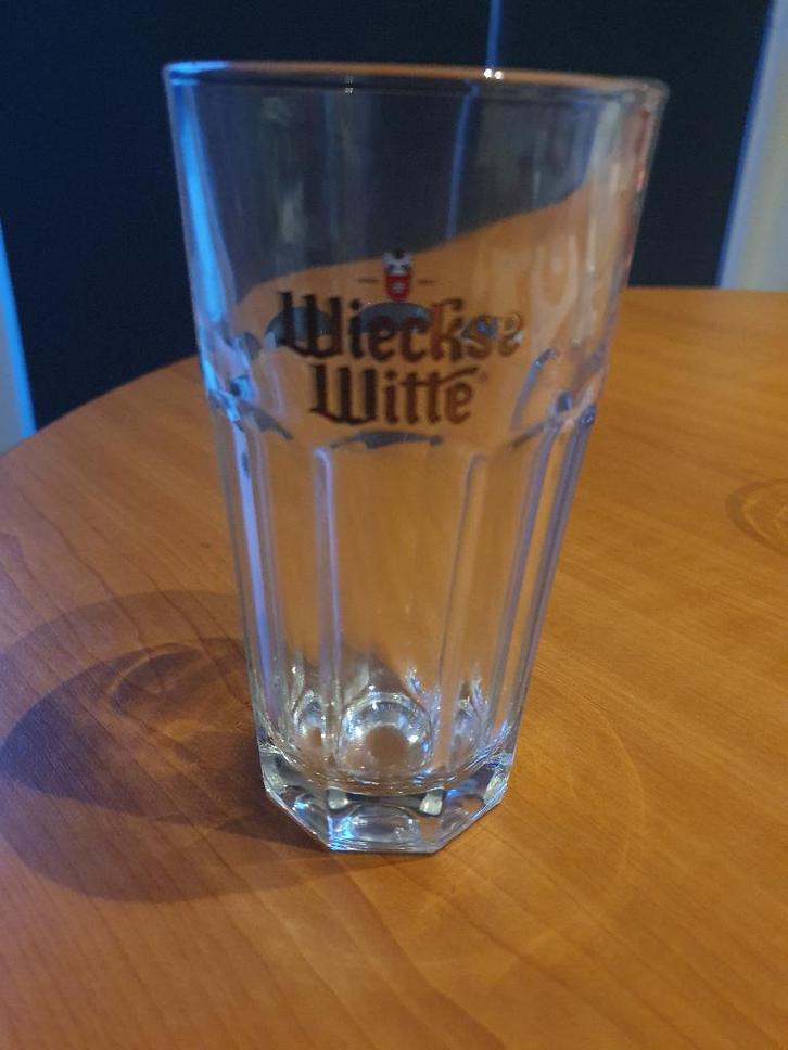 Zeldzaam Bierglas Wieckse Witte, Verzamelen, Biermerken, Nieuw, Glas of Glazen, Overige merken, Ophalen of Verzenden