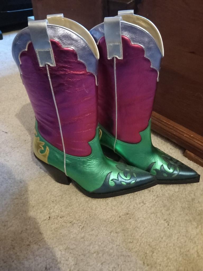 Toral leren cowboy boots NIEUW maat 39, Hoge laarzen, Overige kleuren, Nieuw, Ophalen of Verzenden