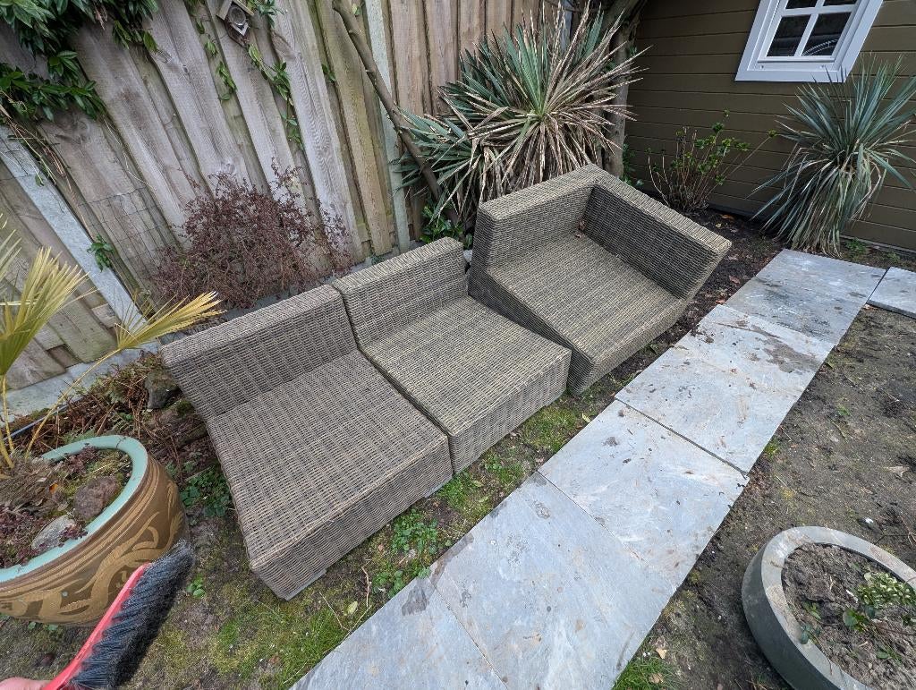Tuinset met kussens, Tuin en Terras, Ophalen, Gebruikt