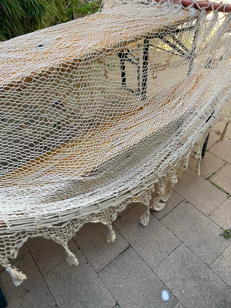 Prachtige handgeweven hangmat uit Guatemala, Tuin en Terras, Hangmatten, Ophalen of Verzenden, Gebruikt, Meerpersoons, Binnen