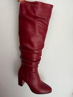 Rode Lange Laarzen Maat 40, Ophalen of Verzenden, Gedragen, Rood, Hoge laarzen