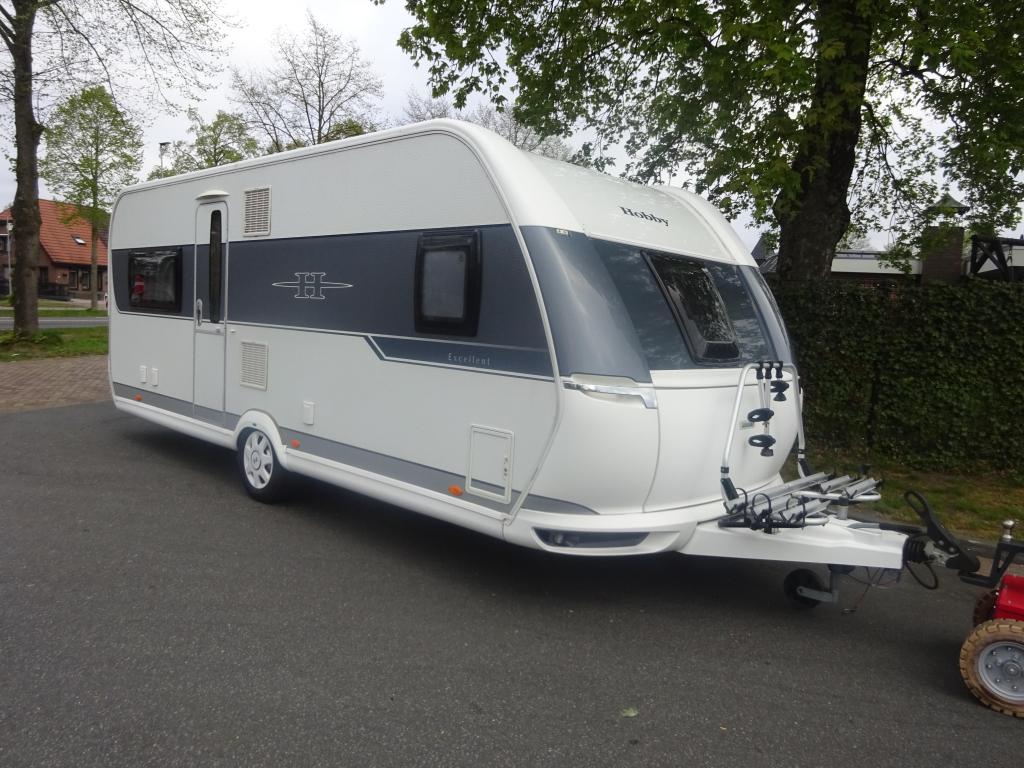 Hobby Excellent 560 Met Mover, Caravans en Kamperen, Rondzit, Hobby, Bedrijf, Overige typen